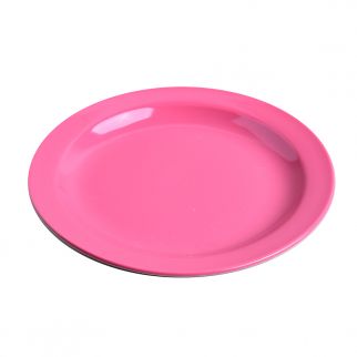 A colored ceramic disc with a diameter of 8 inches.