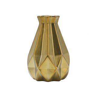 Polygon Ceramic Vase: Modern Living Room Creative Decoration for Flower Arrangements
