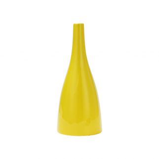 8.5 CM Bright Yellow Ceramic Creative Modern Simple Flower Arrangement Vase Ornaments: Stylish Home Decor Pieces