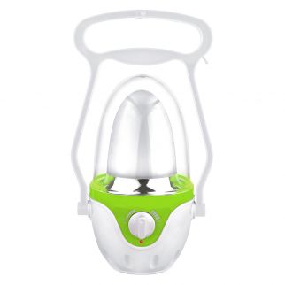 Green/White Rechargeable LED Camping Lantern: Perfect for Illuminating Outdoor Adventures and Emergencies