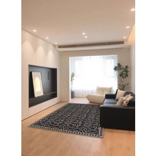 Bedroom Living Room French High-End Study Washable Retro Loop Pile Carpet 160*230CM