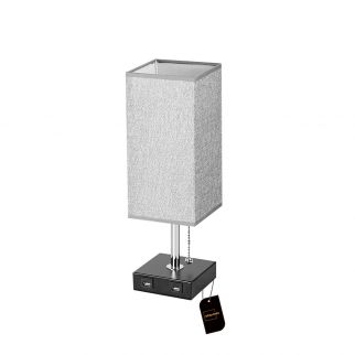 USB Charging Table Lamp with Cloth Cover: Convenient and Stylish Lighting Solution