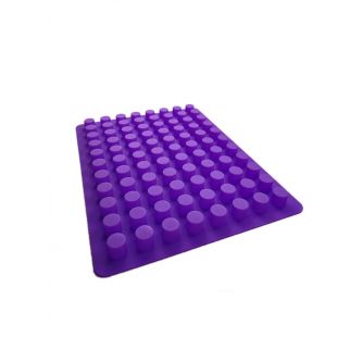 DIY Cake Decoration Mold: Cylindrical Silicone Ice Tray with 88 Holes, Ideal for Home Baking and Creative Culinary Projects