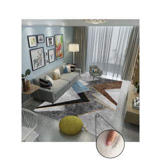 Multicolored Rectangular Soft Touch Carpet, Dimensions 160*230cm, Adding Comfort and Style to Your Space: Style 14