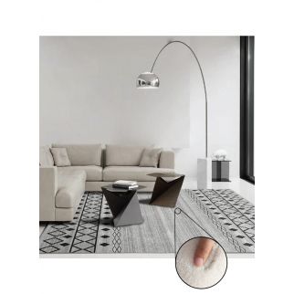 Multicolored Rectangular Soft Touch Carpet, Dimensions 160*230cm, Adding Comfort and Style to Your Space: Style 19