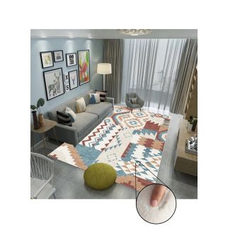Multicolored Rectangular Soft Touch Carpet, Dimensions 160*230cm, Adding Comfort and Style to Your Space: Style 2