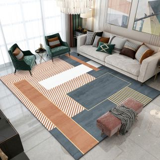 Household Modern Minimalist Living Room Sofa Coffee Table Carpet 200*300CM Style 3