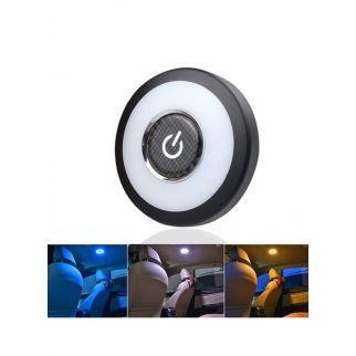 Rechargeable magnetic car ceiling LED interior light with a reading function, offering three colors for versatile illumination options.
