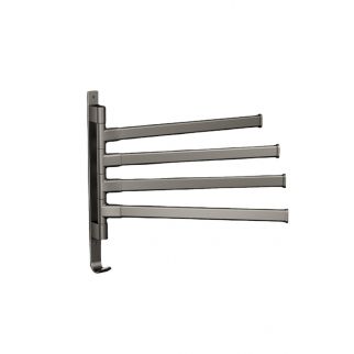 Non-perforated Rotatable Towel Rack In Bathroom
