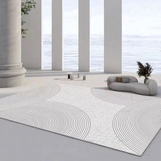 Thickened Imitation Cashmere Light Luxury Living Room Carpet Bedroom Carpet 200*300CM Style 6