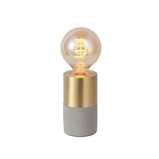 Model A: Nordic Minimalist Creative Bedside Lamp with Golden Concrete Column, Perfect for Living Room, Bedroom, or Study