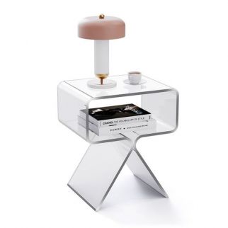 Clear Acrylic Side Table