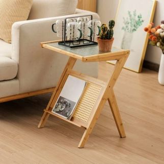 طاولة الراتان بتصميم جذاب وبسيط