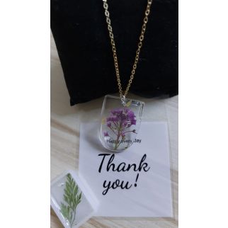 سلسال بالريزن بالزهر البنسجي