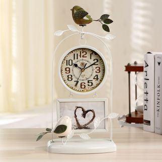 Home Decoration Bird Cage Clock B