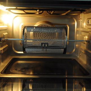 Electric oven rotating grill drum Boxed