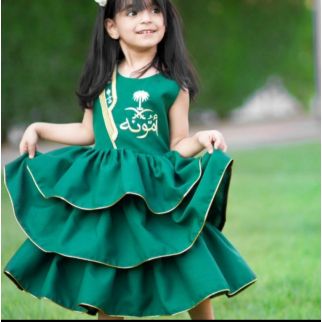 فستان اليوم الوطني بناتي