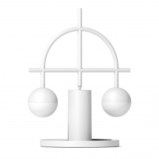 Elegant Night Light Table Lamp for Bedroom Living Room-White