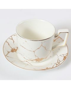 Bone China Cup and Saucer Practical Gift Set European Ceramic Coffee Cup
